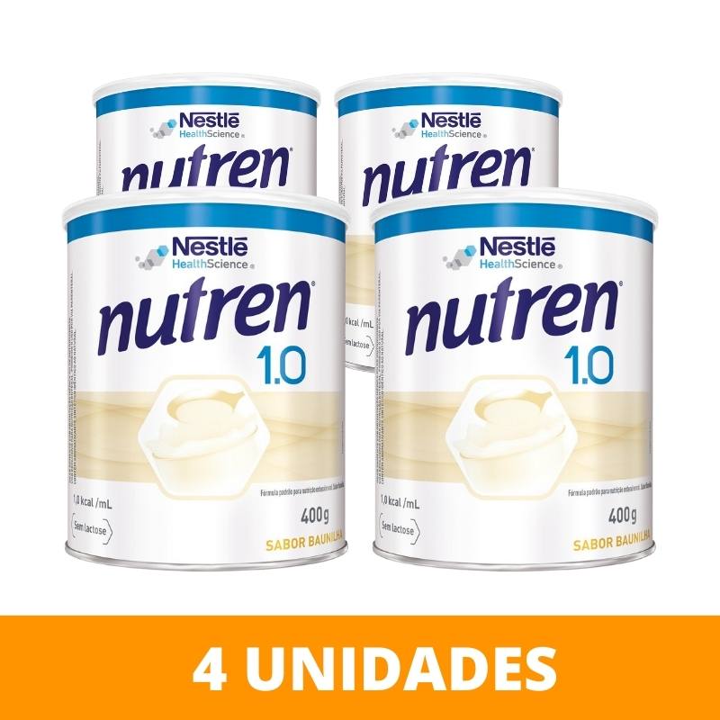 NUTREN 1 0 BAUNILHA 400G 4 UN NESTLÉ Suprevida